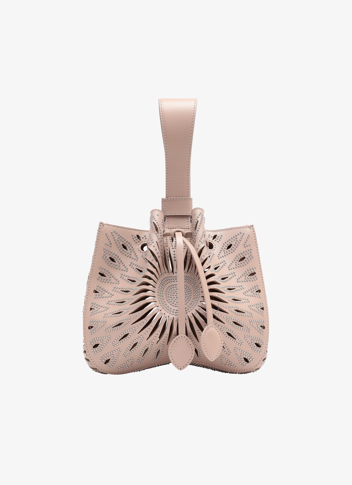 ROSE-MARIE CUIR LUX CERAMIQUE SAND ALAÏA SANDY  ROSE-MARIE CUIR LUX CERAMIQUE SAND